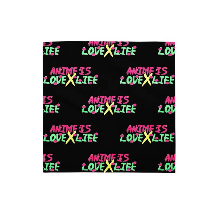 Anime Is LXL Bandana product image (1)