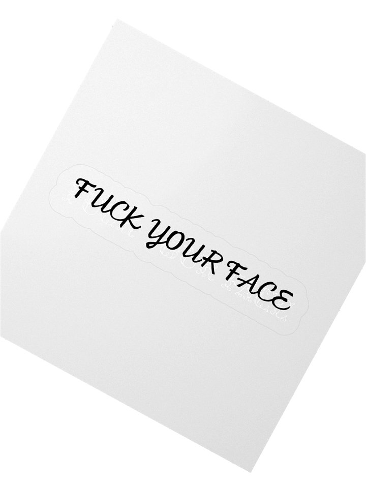 FUCK YOUR FACE STICKERS product image (5)