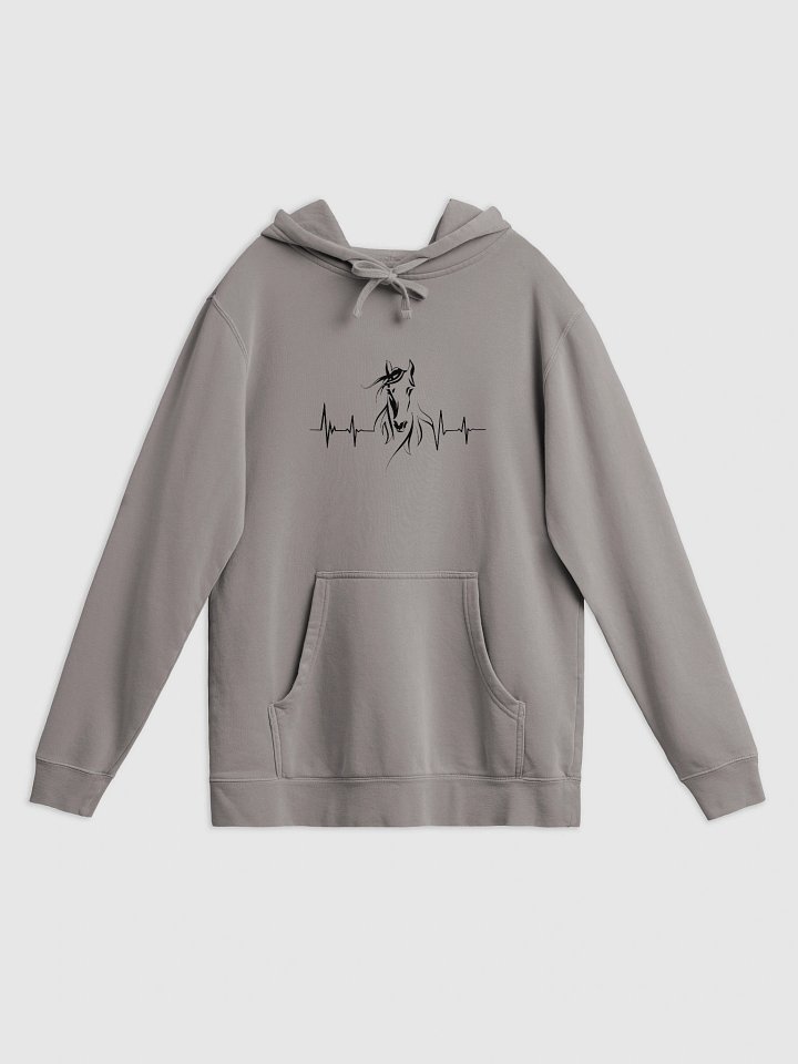 Horse Heartbeat Independent Trading Co. Pigment Dyed Hoodie product image (7)