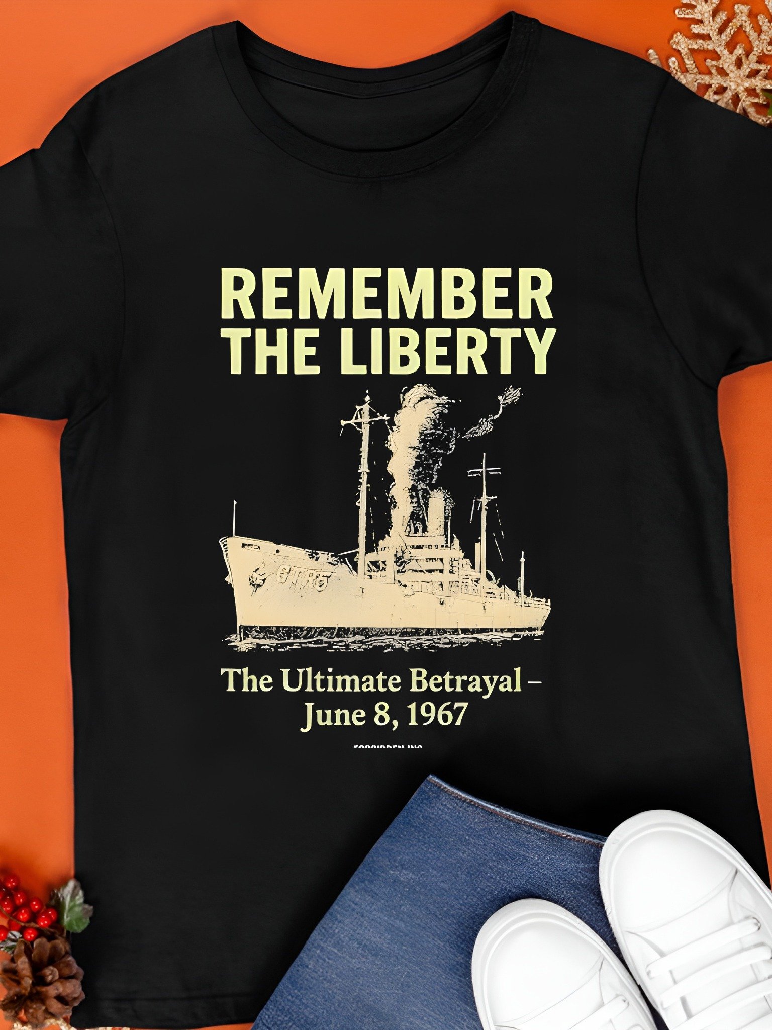 Remember the Liberty The Ultimate Betrayal June 8 1967 Shirt product image (1)