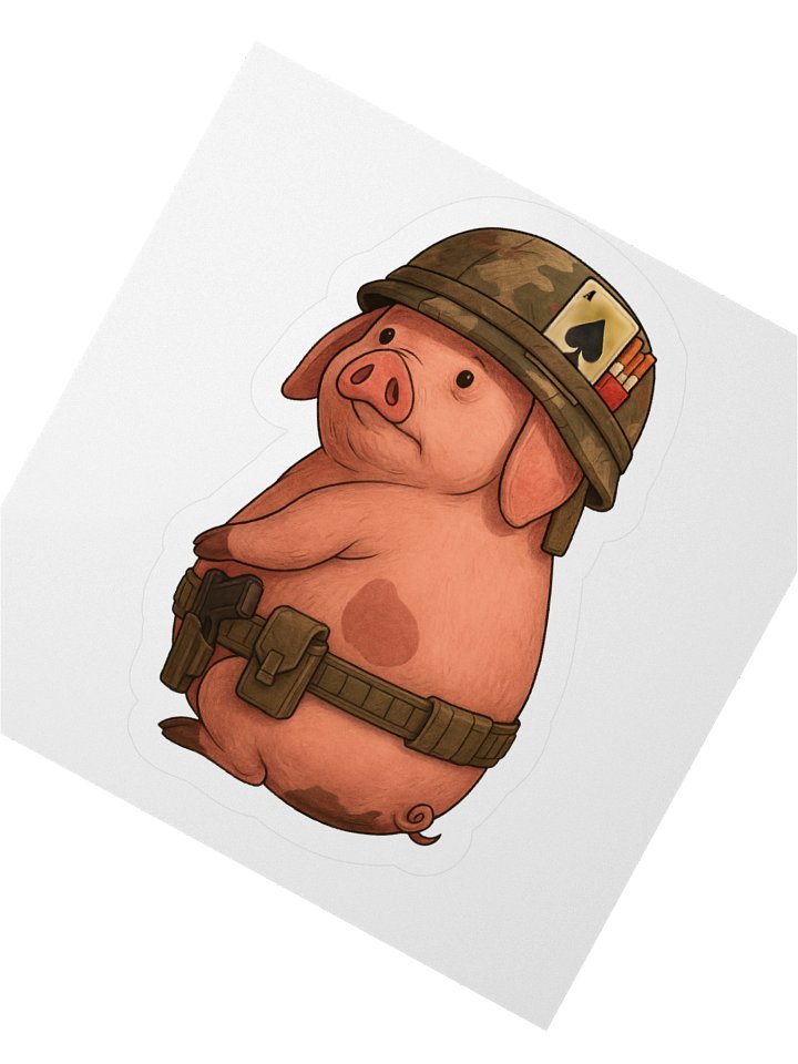 "The Grunt" Sticker product image (2)