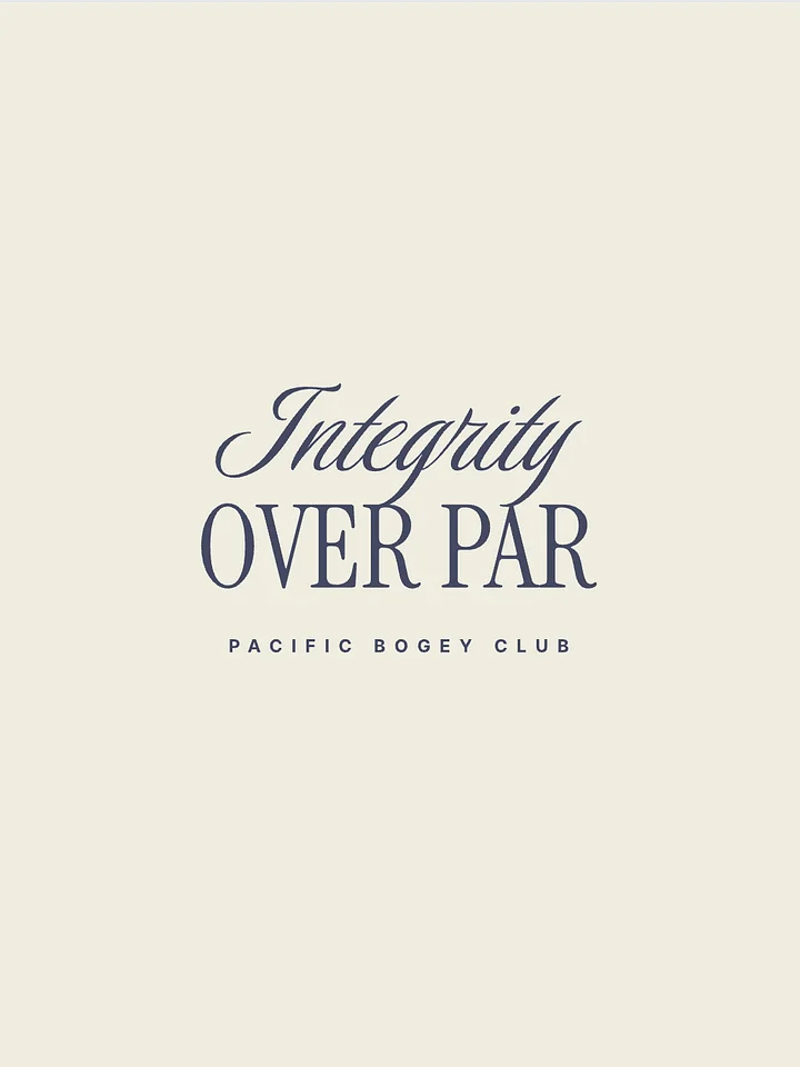 Integrity Over Par x The Honor System product image (1)