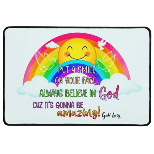 Put a Smile Desk Mat - Style 2 product image (2)