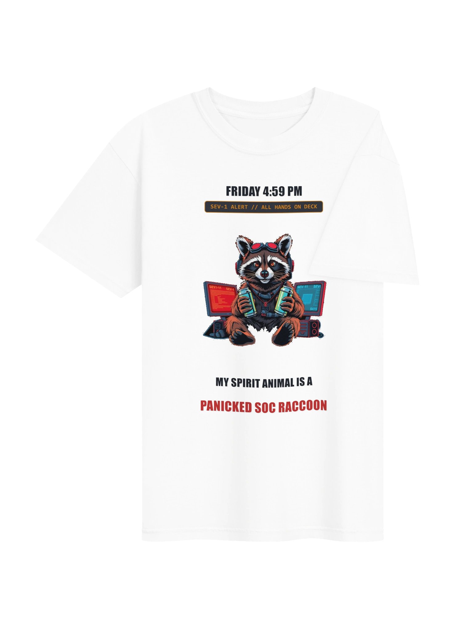 Friday 4:59 PM // The SOC Raccoon Heavyweight Tee - Light product image (39)