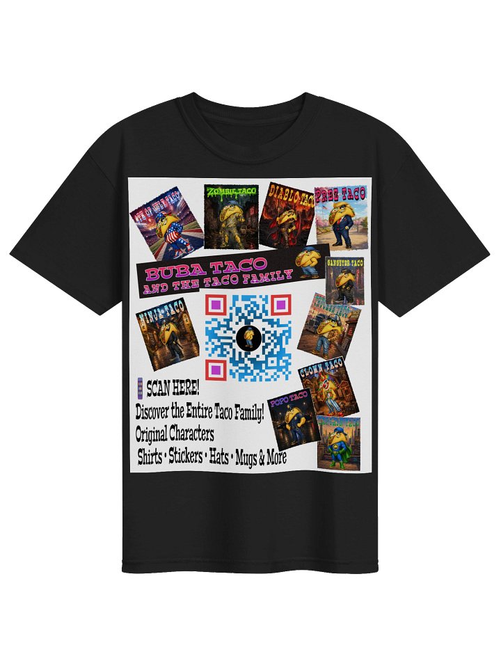Buba Taco Family QR Collage Tee product image (1)