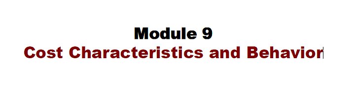 Study notes on Cost Characteristics and Behavior product image (1)