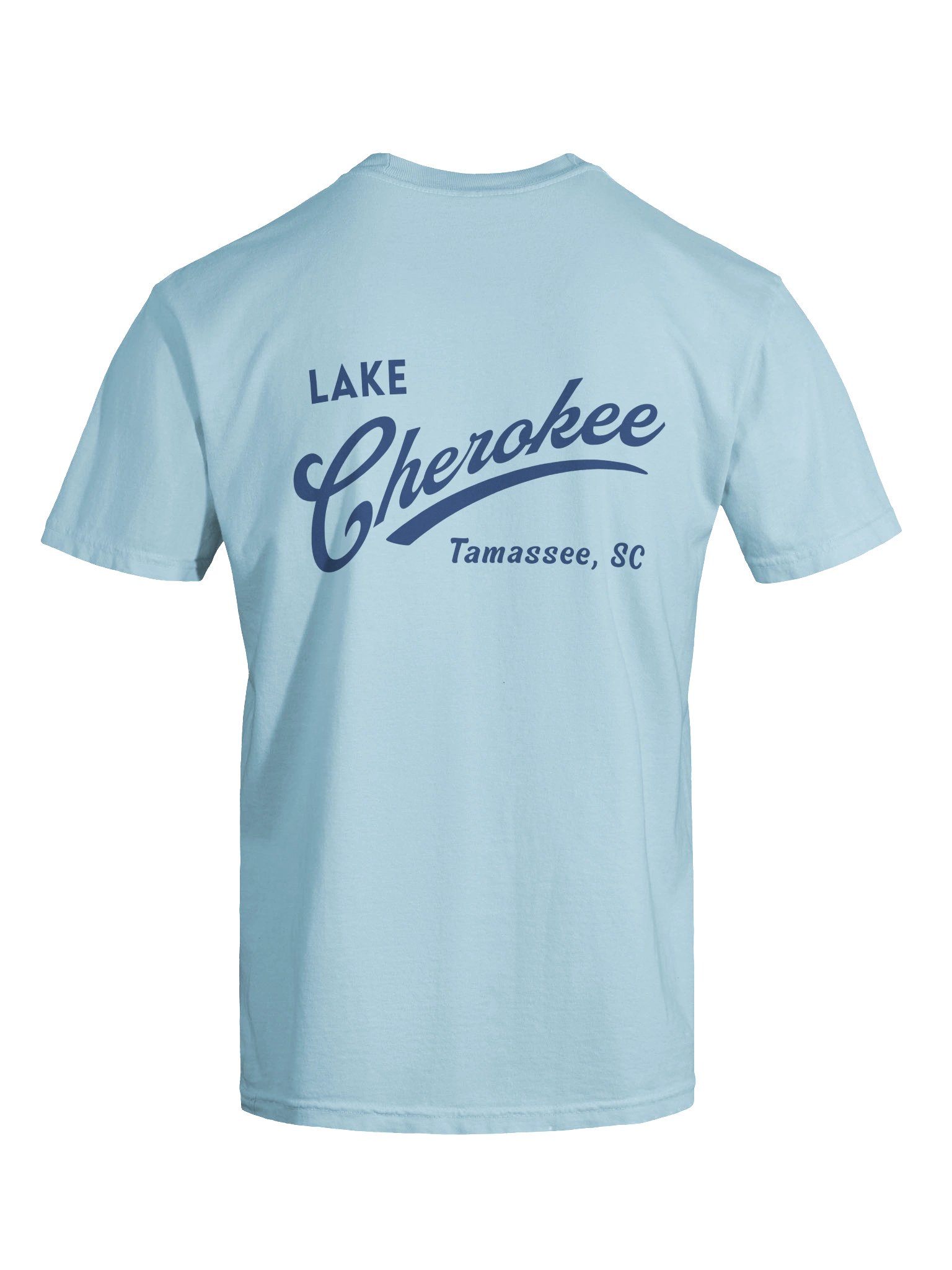 Lake Cherokee Swoosh Tee Blue product image (7)