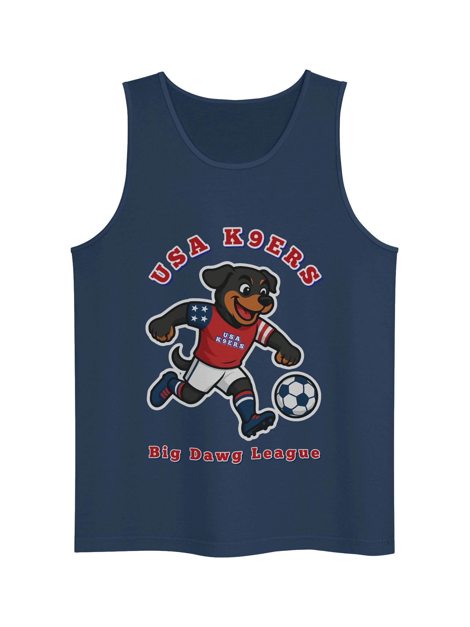 USA K9ERS Rottweiler Soccer Tank product image (2)