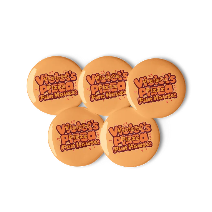 Violet's Pizza Fun House - Set of 5 Buttons product image (2)