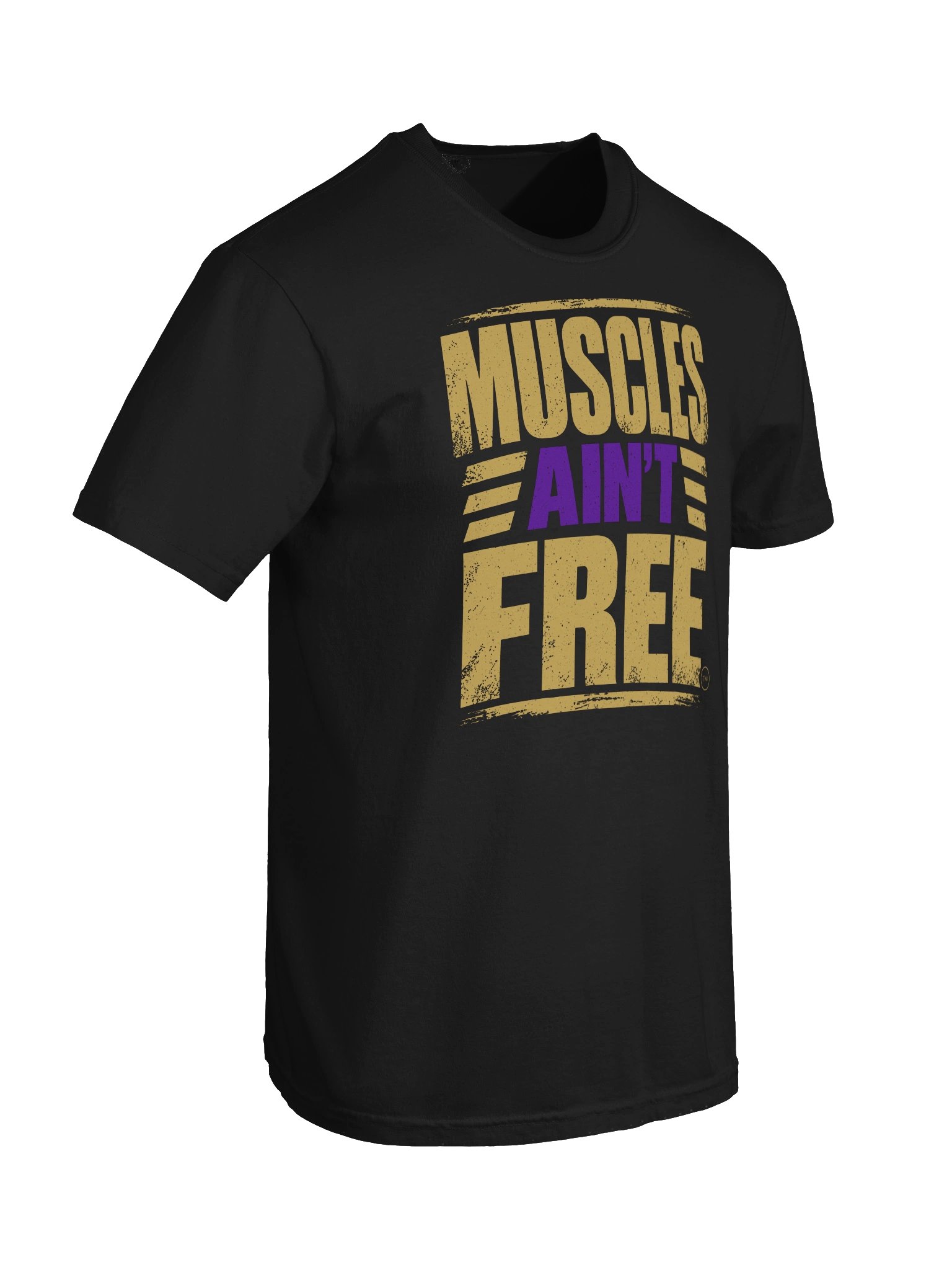 The "Muscles Ain't Free" Vintage Garment-Dyed Heavyweight Tee product image (136)
