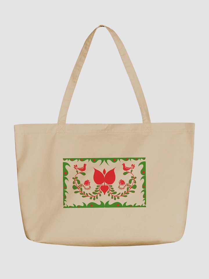 Hungarian Folk Art Birds and Flowers Tote product image (1)