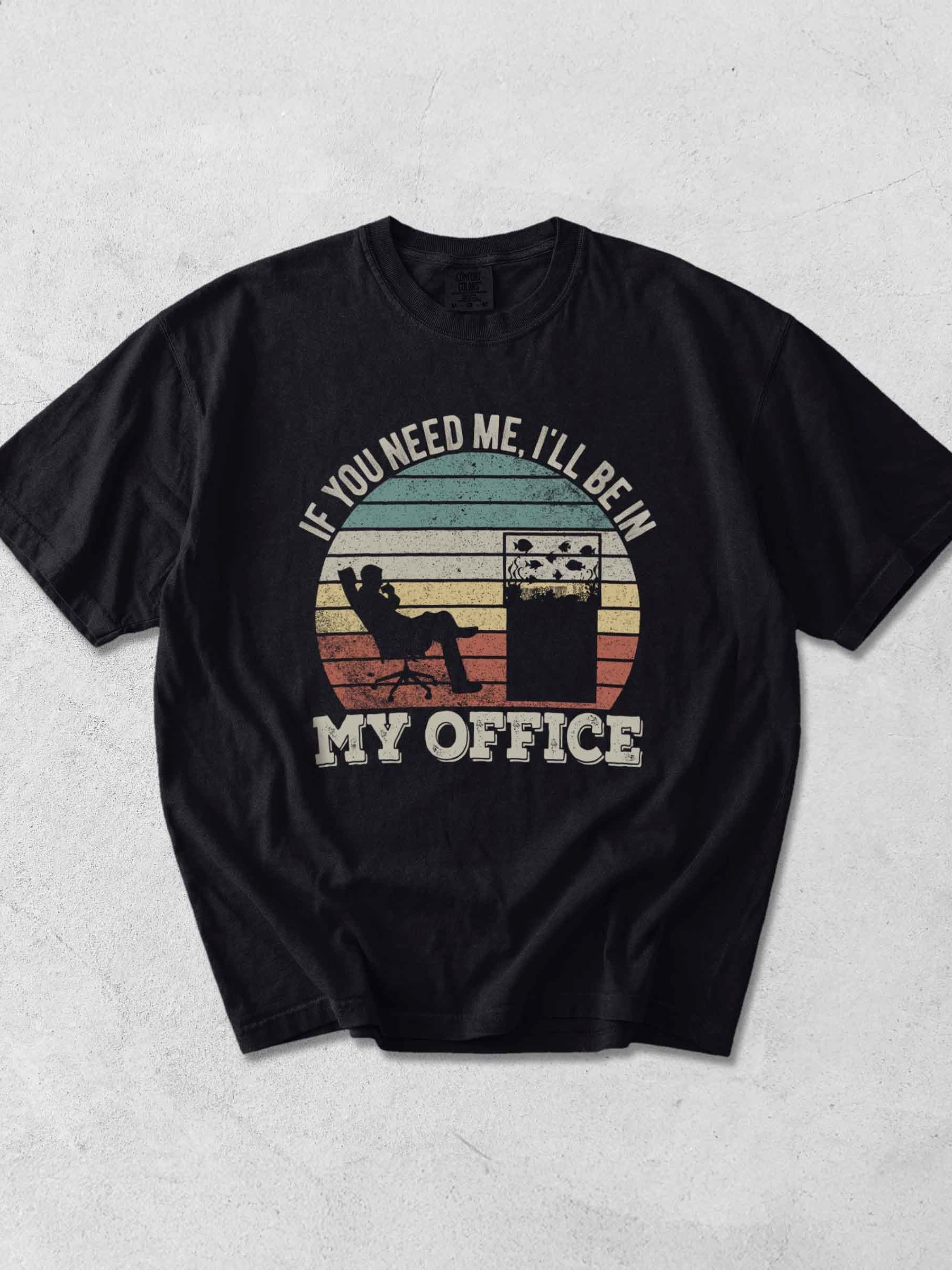 If You Need Me I’ll Be In My Office Reef Tank Shirt – Funny Saltwater Aquarium Tee product image (1)