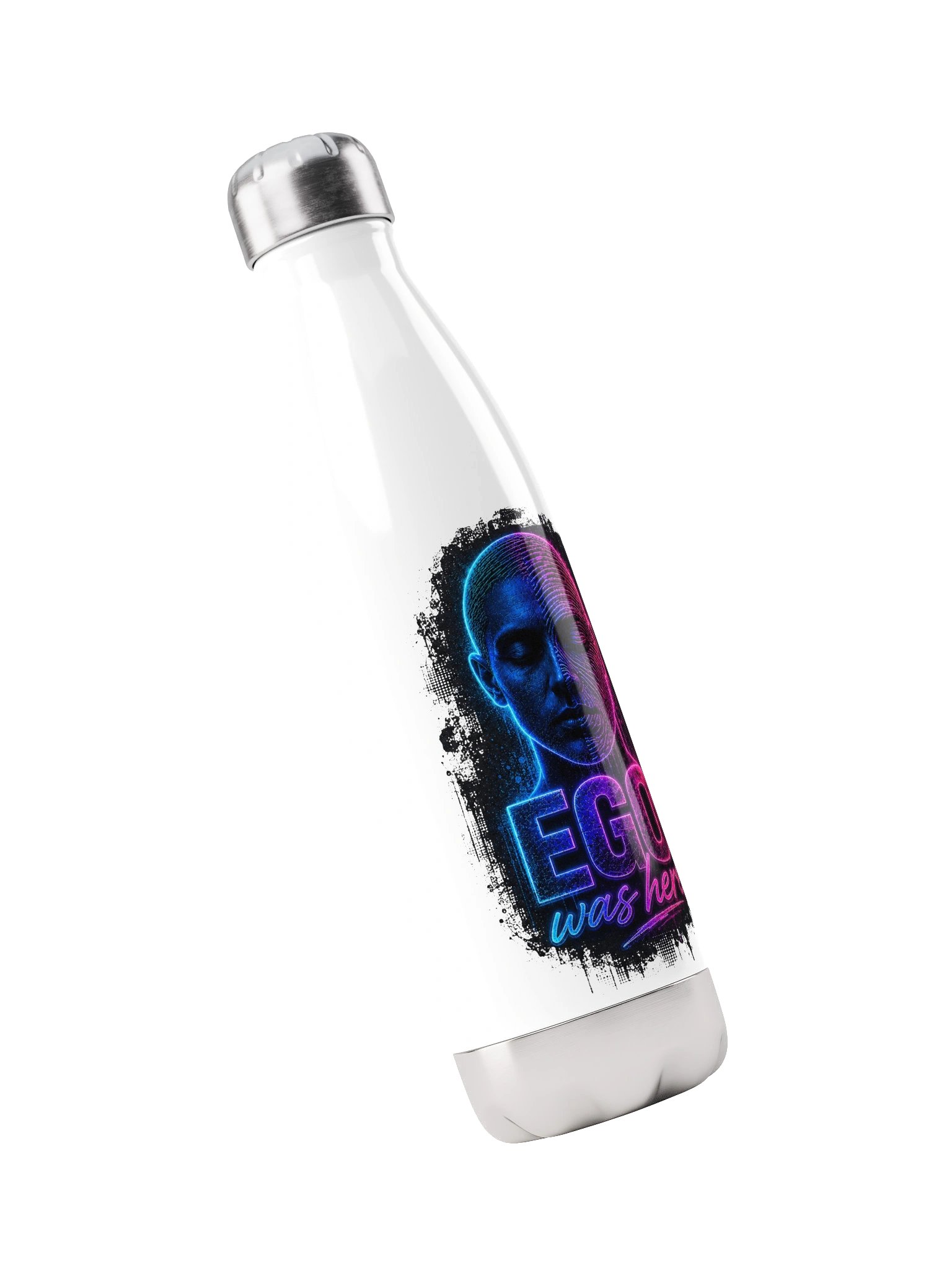 Neon Portrait Stainless Steel Water Bottle product image (3)