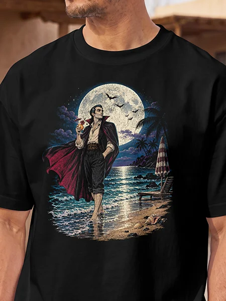 Dracula After Dark — Monster Off Duty Tee product image (3)