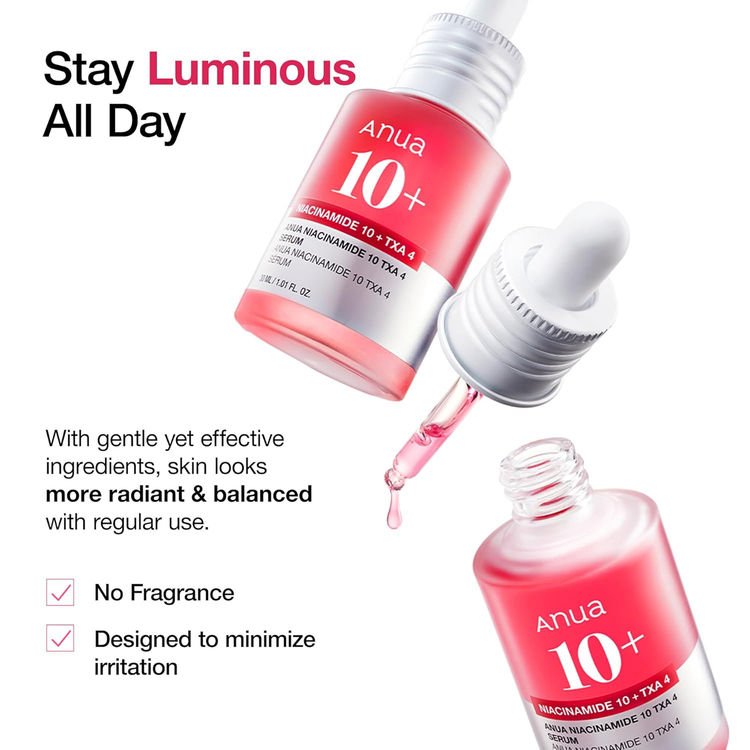 Anua Niacinamide 10% + TXA 4% Brightening Serum (30ml) product image (3)