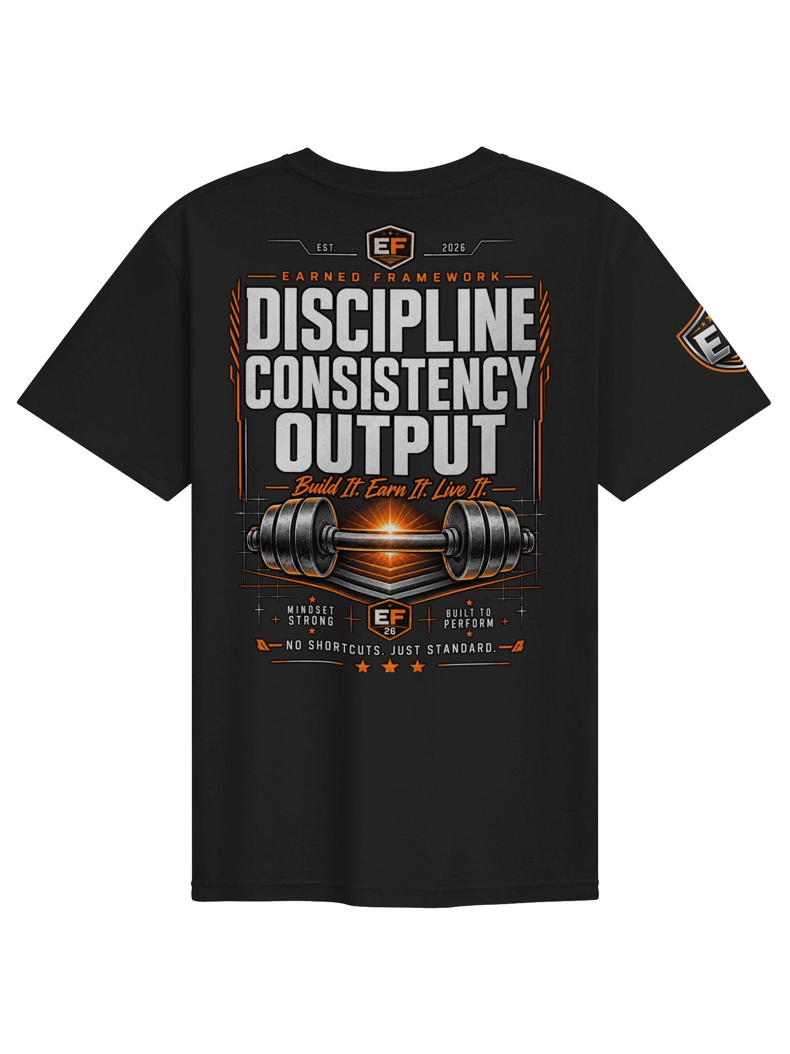 Discipline. Consistency. Output. Heavyweight Tee product image (2)
