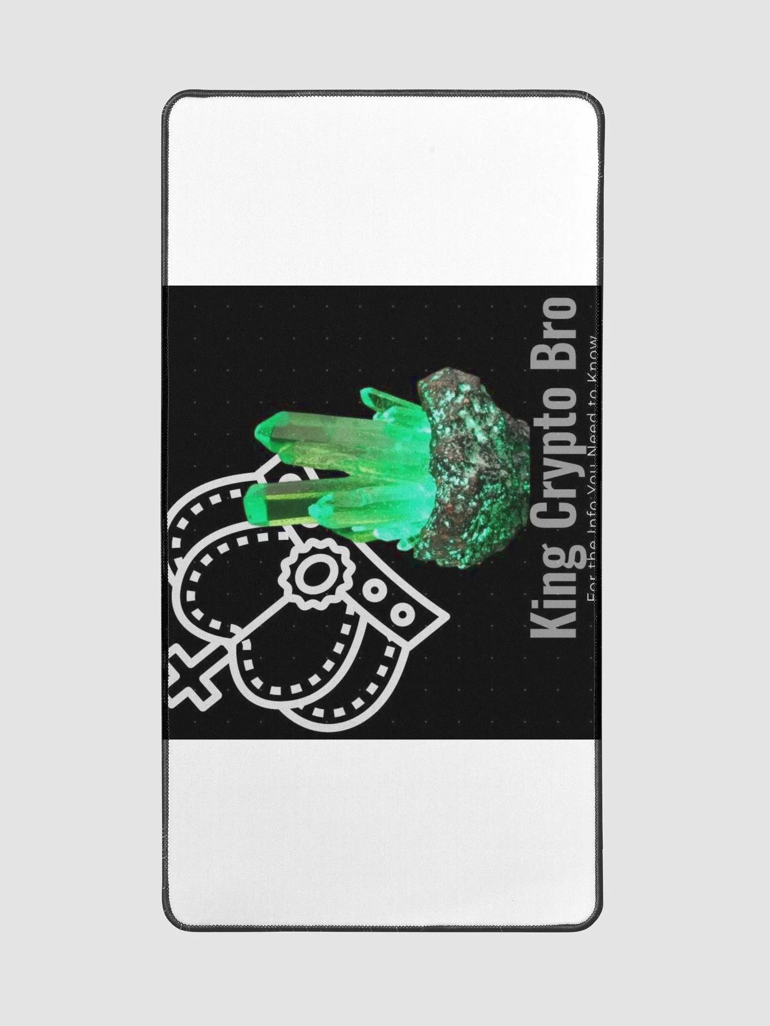 King Crypto Bro Desk Mat product image (2)