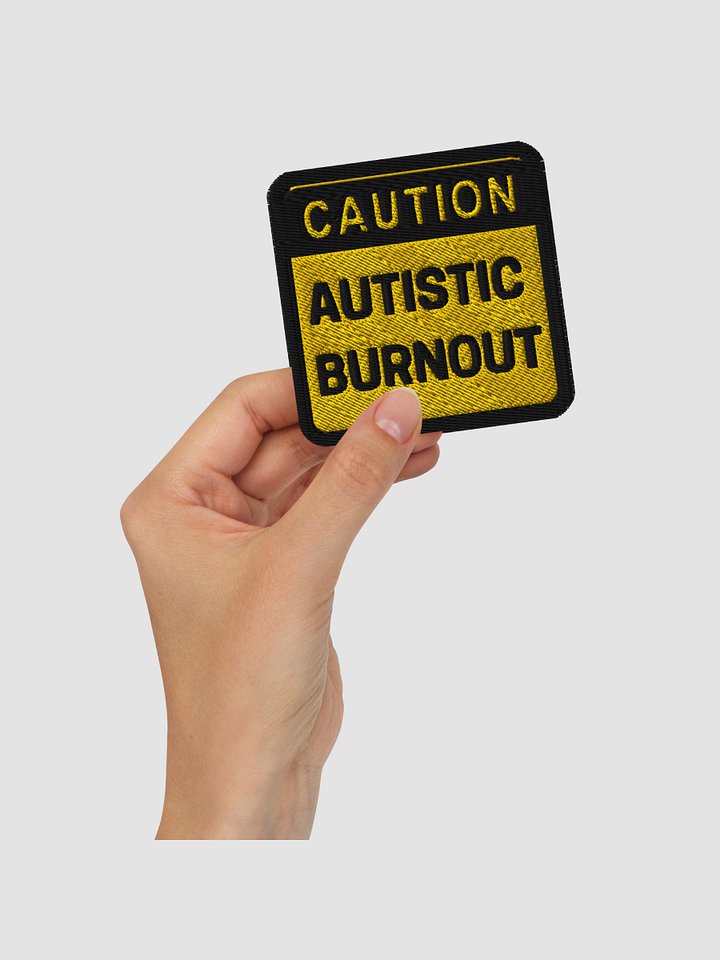 CAUTION: ASD BURNOUT patch product image (2)