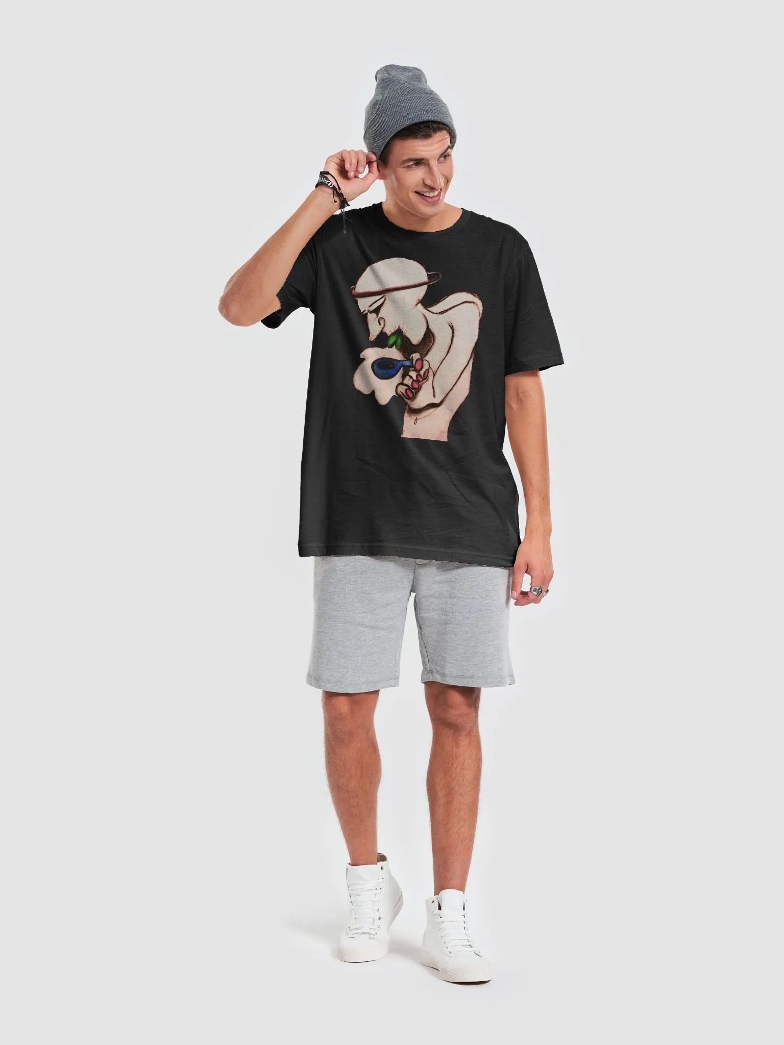 Crowned Alien of Smoke T-Shirt product image (6)