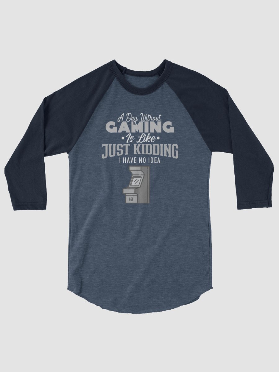 A day Without Gaming ~Tultex Fine Jersey Raglan Tee product image (1)