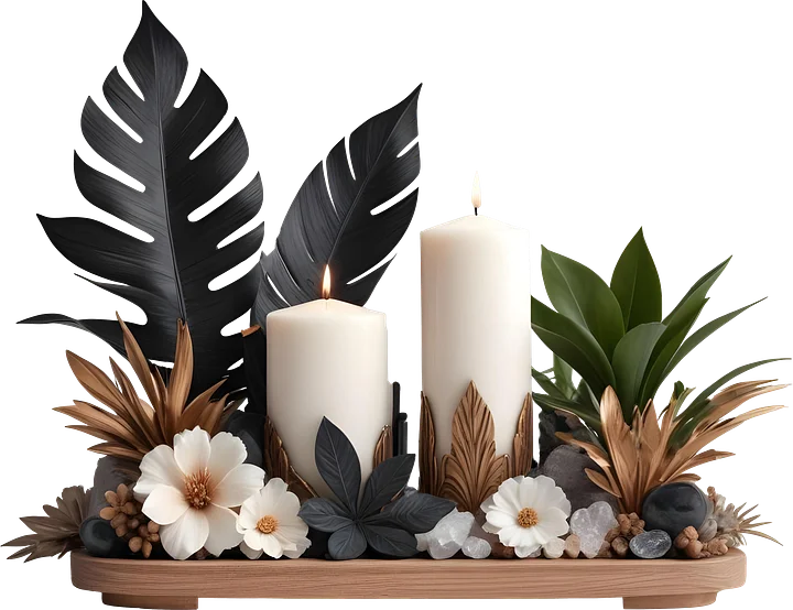 Collection: Dream of Eternity – Art Deco Candle Arrangement product image (1)