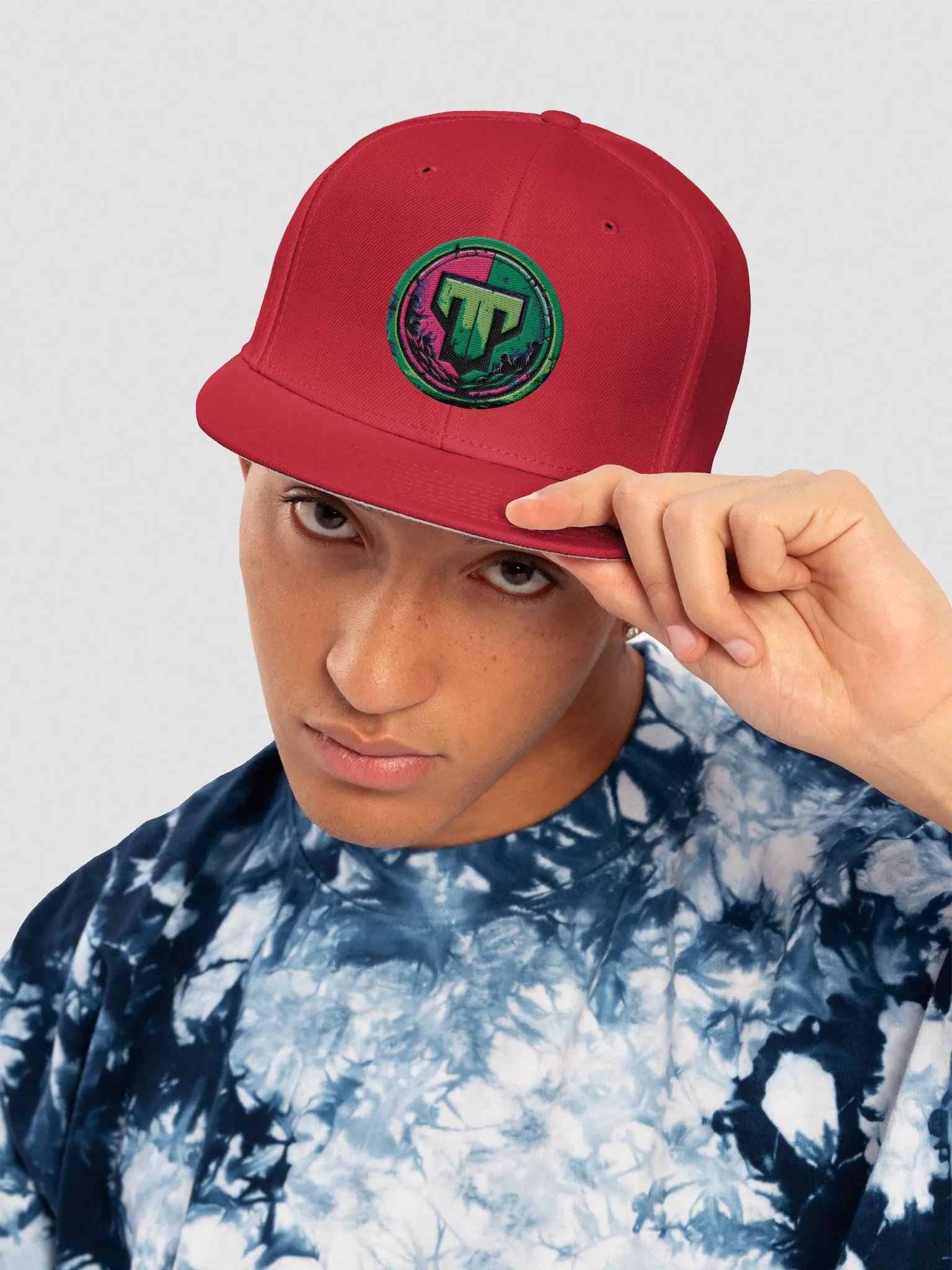 Red/Black Snapback Cap product image (5)