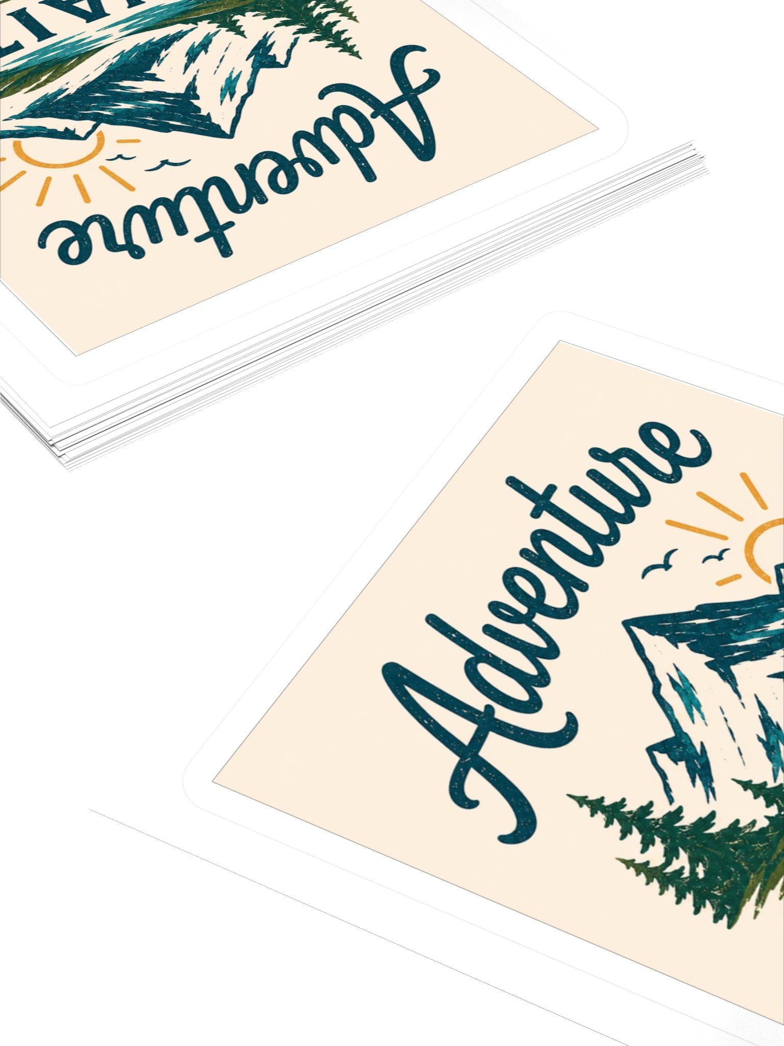 Adventure Awaits Vintage Mountain Sticker product image (4)