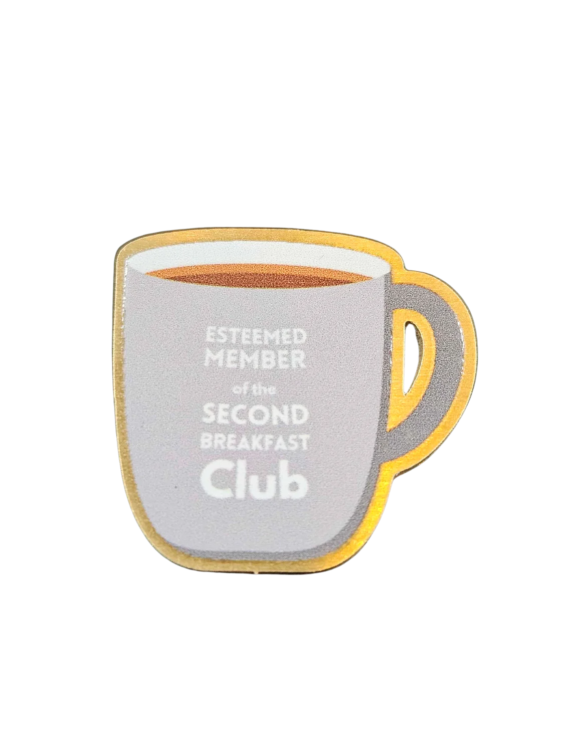 Official Club Member Antique Gold Lapel Pin