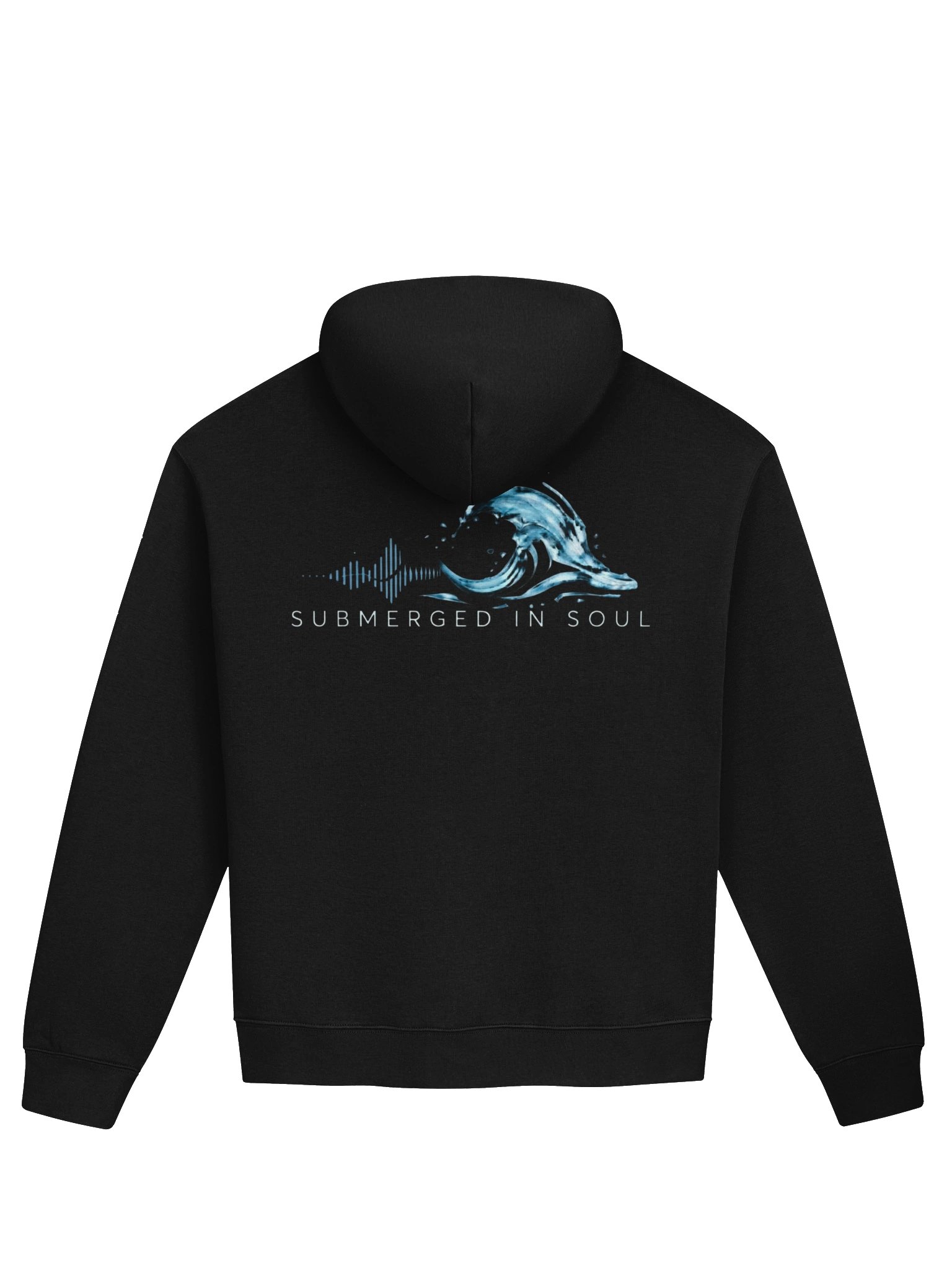 "Submerged in Soul" Relaxed Hoodie - Black product image (2)