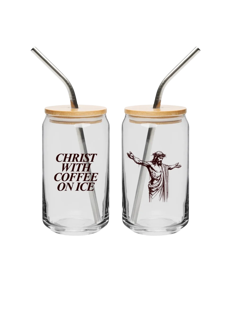 CWCOI glass tumbler - black product image (1)