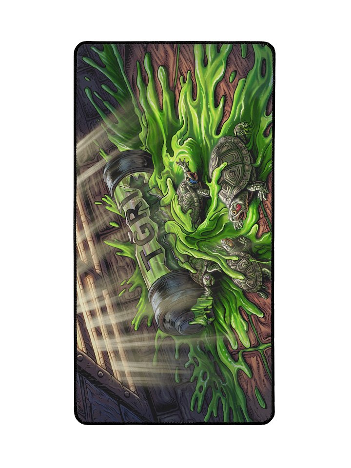 'Mutagen' Hand Drawn Playmat by DarkSideTokens! product image (2)