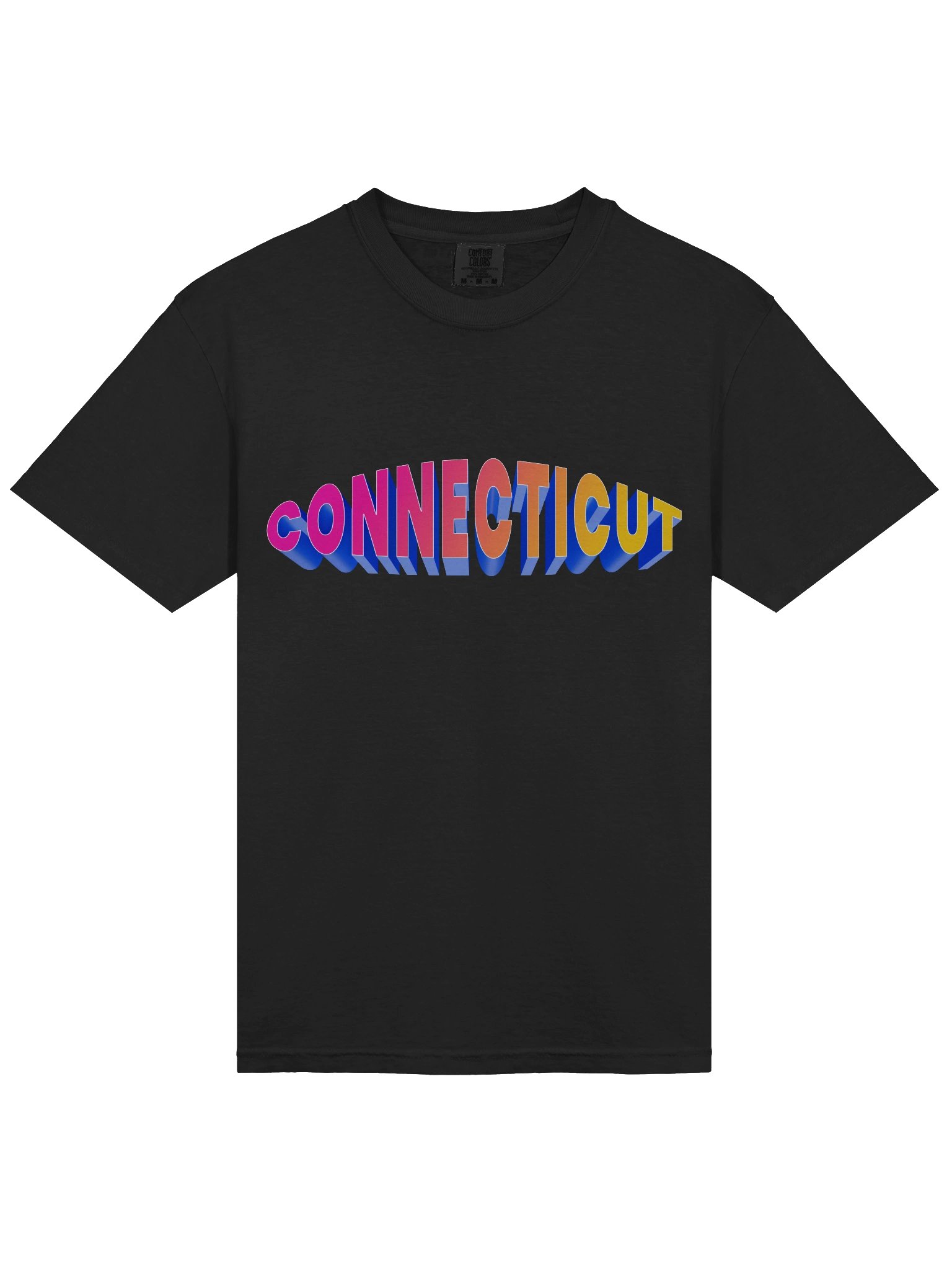 CONNECTICUT 3D Gradient Comfort Colors Heavyweight Tee product image (3)