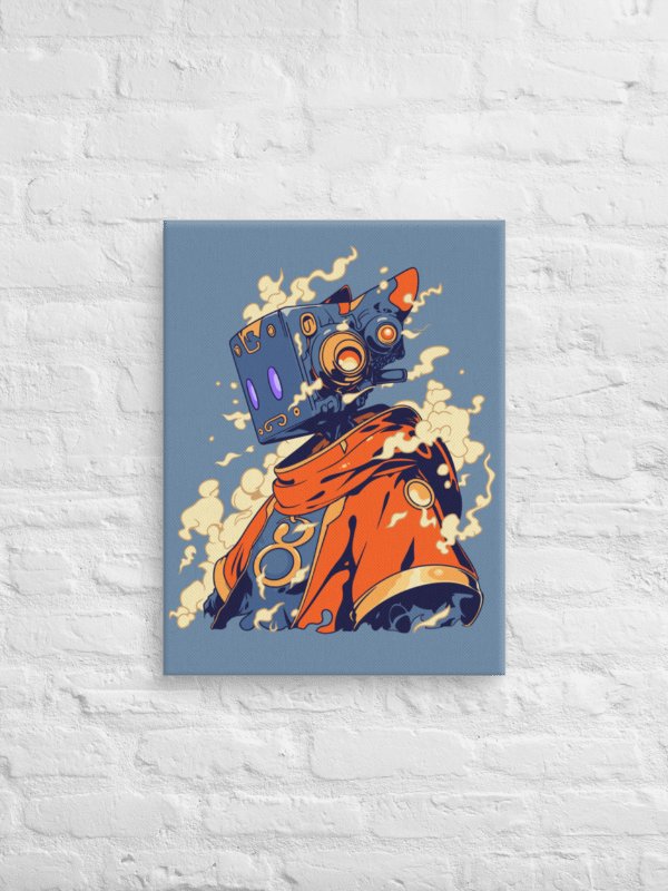 "The Blue Wizard" – 18″ x 24″ Canvas Print product image (1)