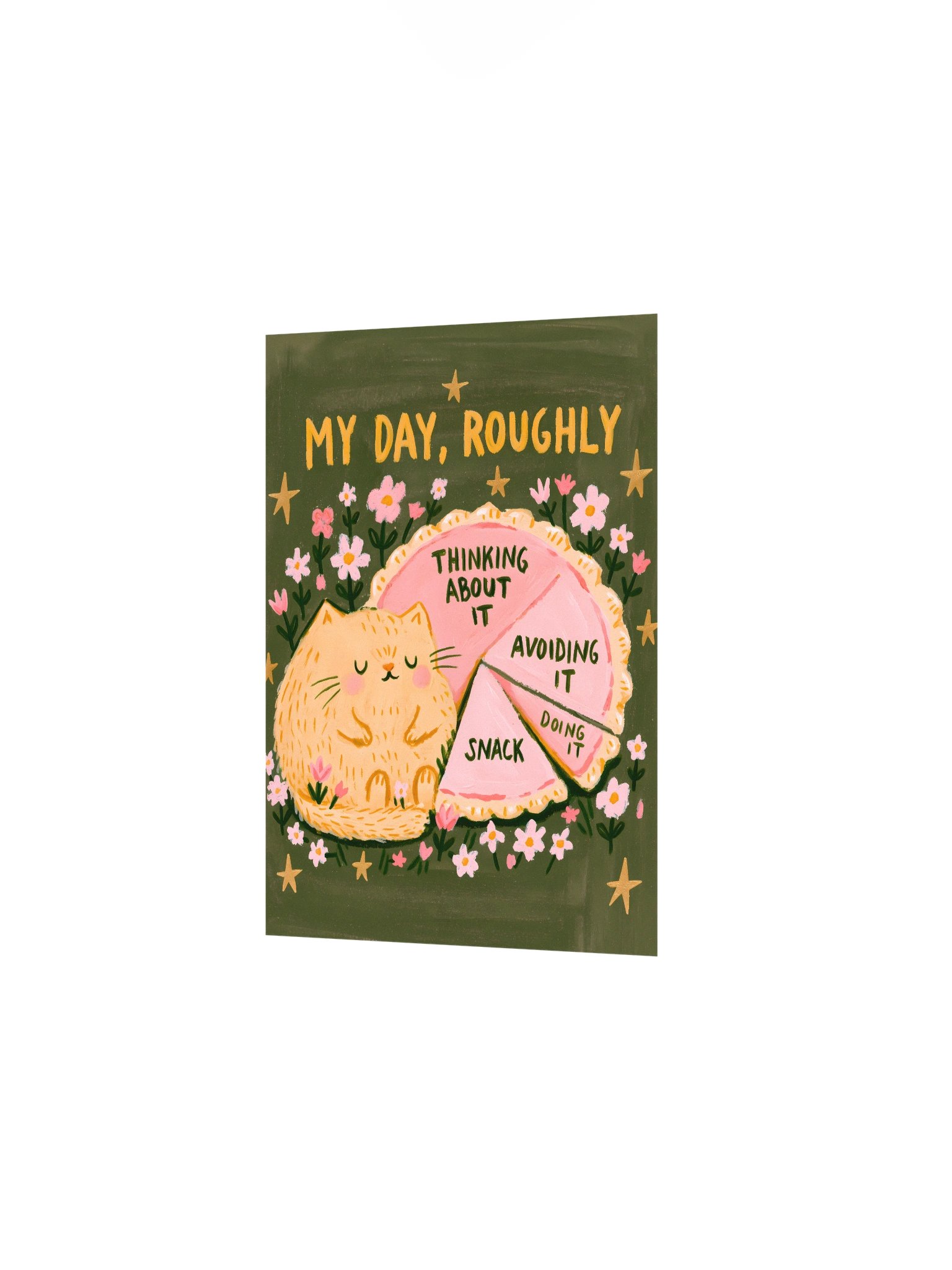 My Day, Roughly Cat Pie Poster product image (12)