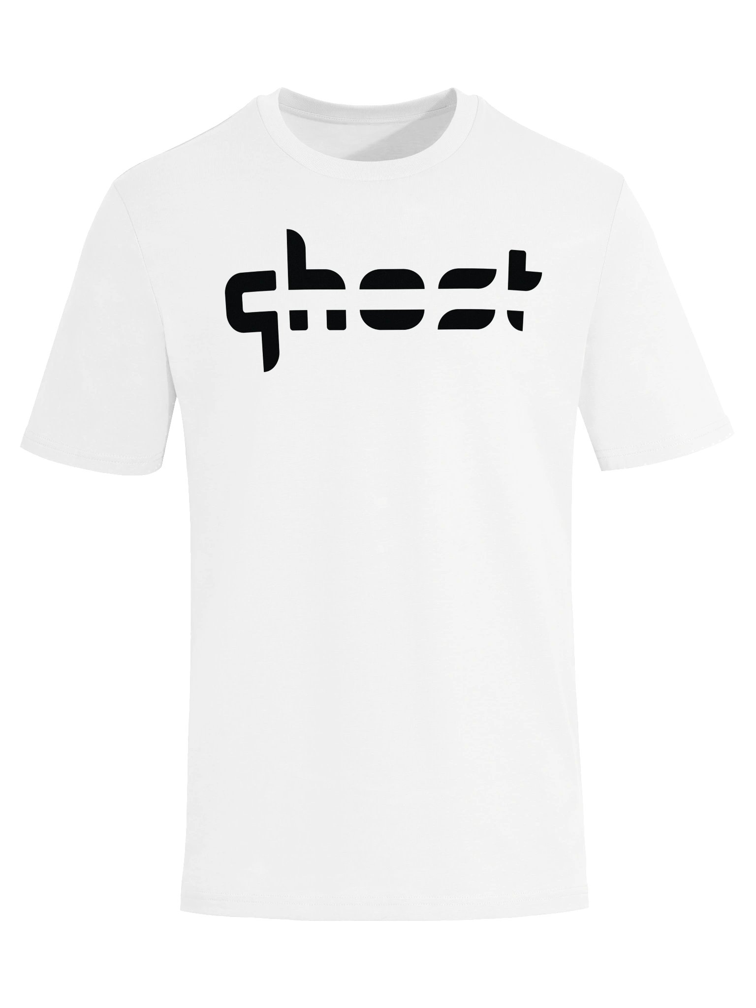 Ghost Gaming Black on White Text Logo T-Shirt product image (5)