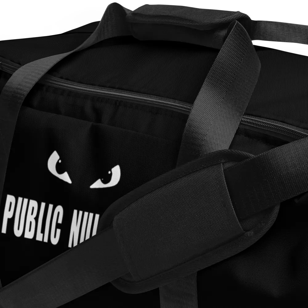 Public Nuisance: Black Block Duffle Bag product image (6)