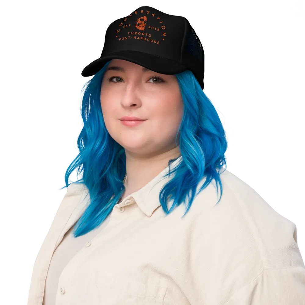 EST. 2013 TRUCKER HAT BLK/ORG product image (8)