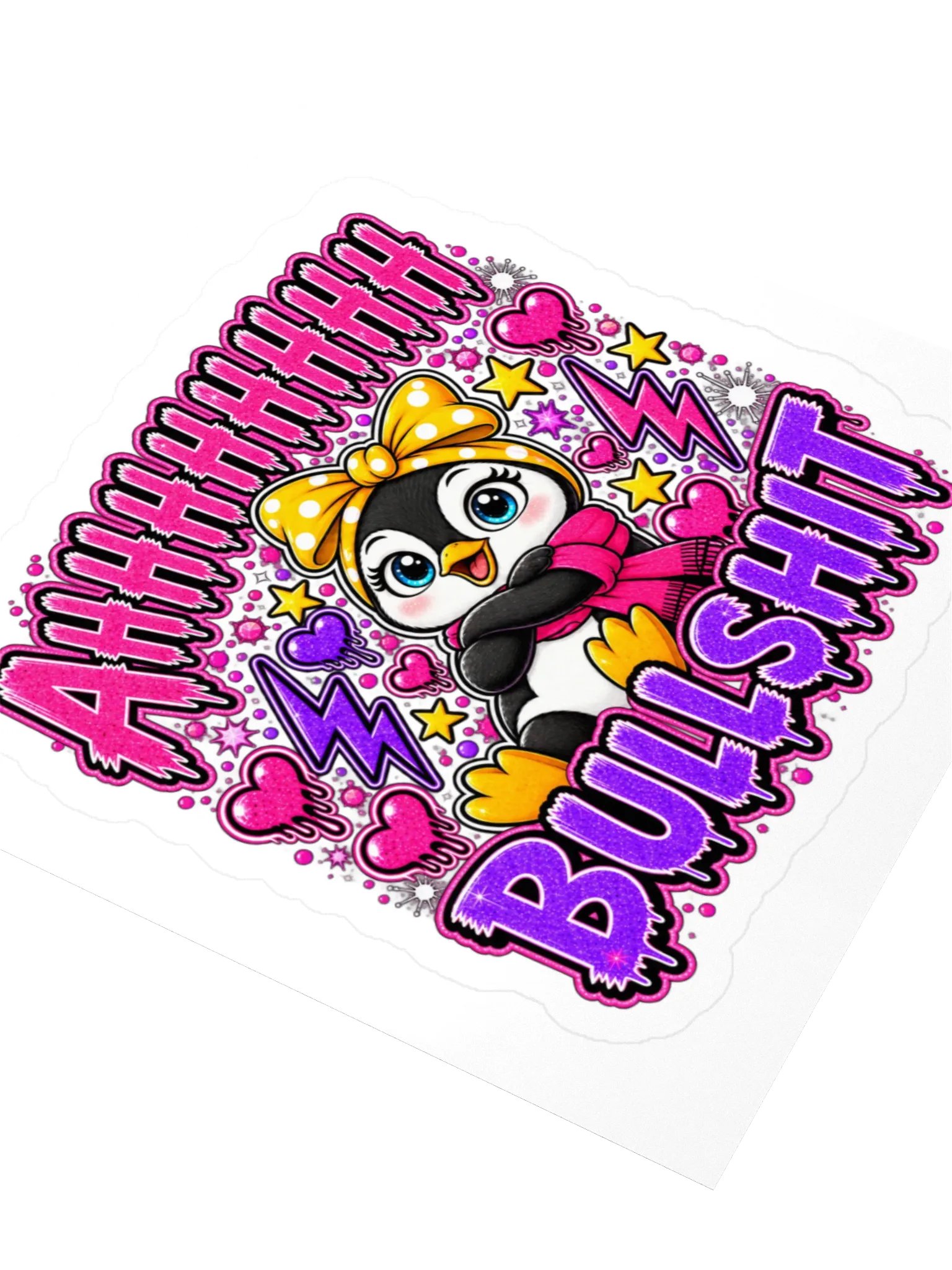 AHHHHHH Bullshit Lulu Pink Chaos Sticker product image (3)