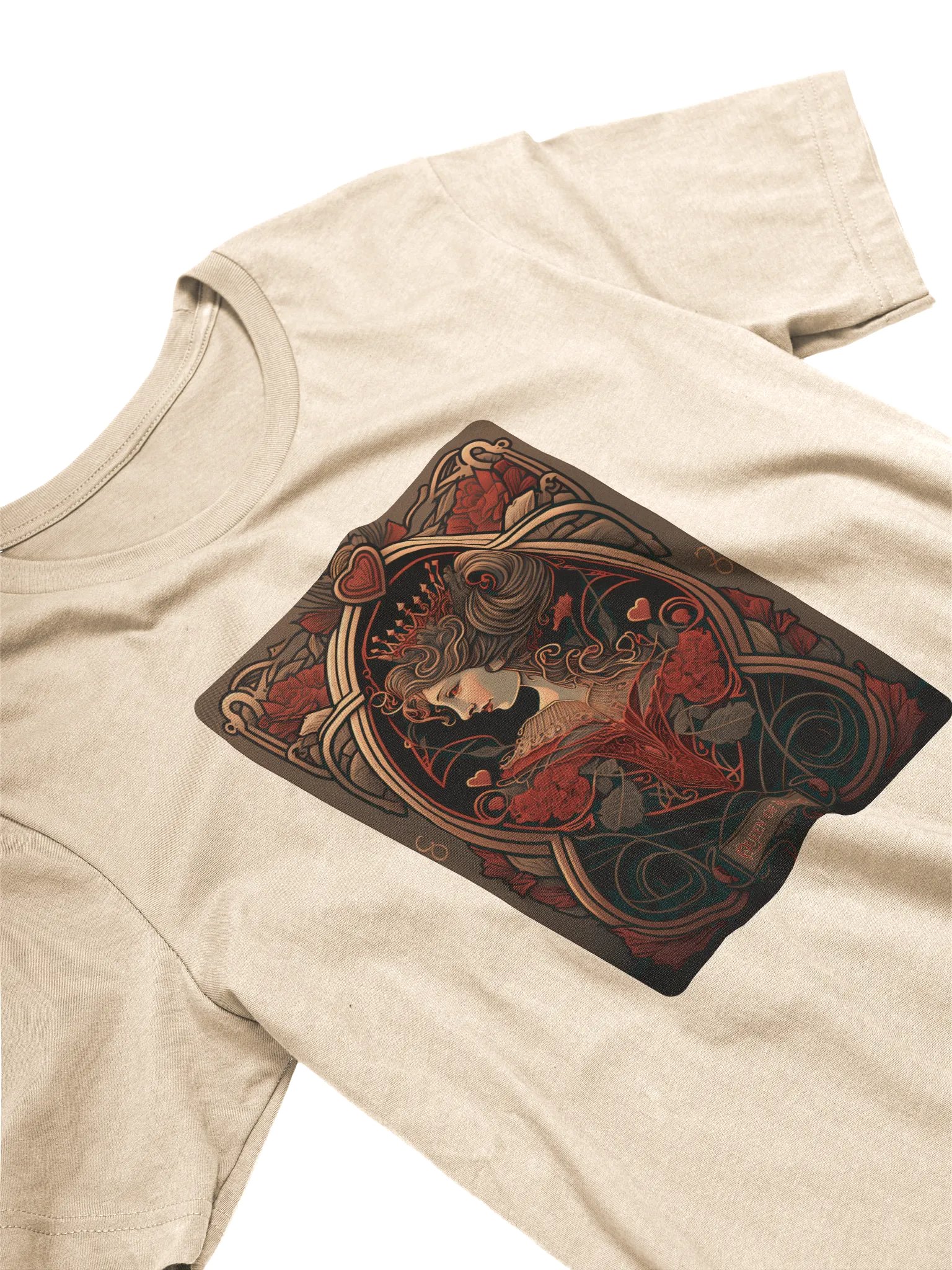 Queen of Hearts Art Nouveau T-Shirt product image (4)