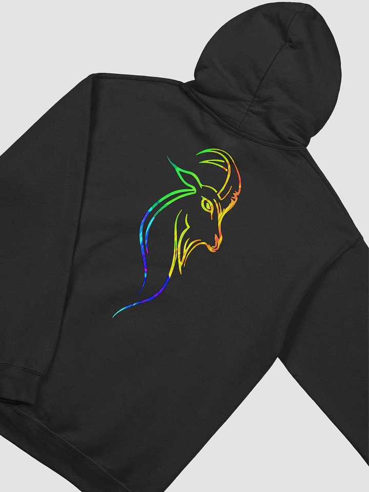 Majestic Goat Hoodie Front + Back (12 Color Choices) product image (1)