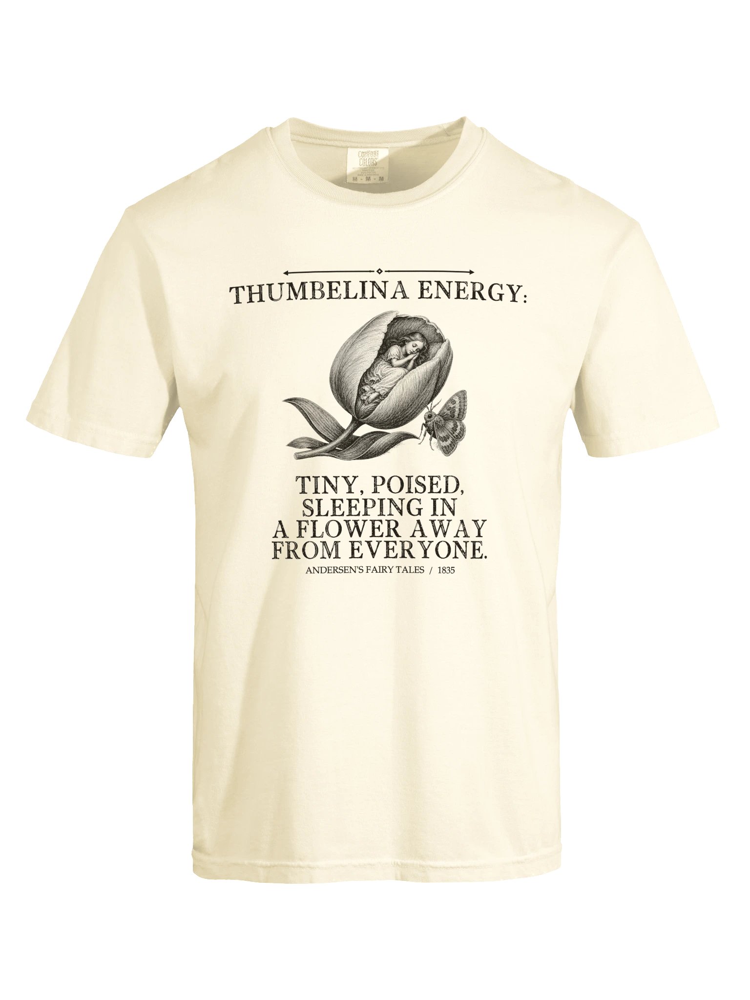 Thumbelina Energy Tiny Poised Sleeping Flower Away -- Andersens Fairy Tales Tee (Light) product image (17)