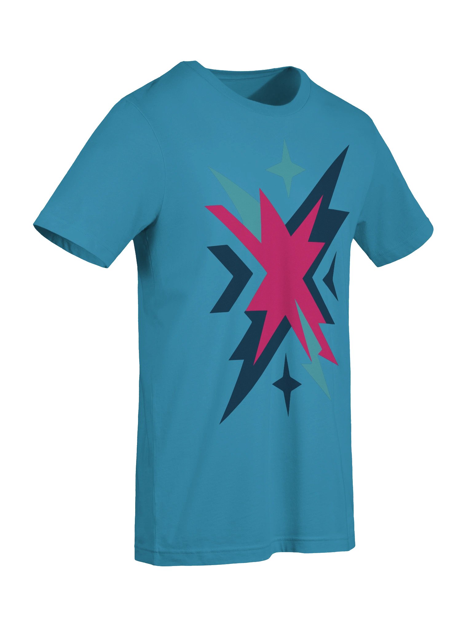 Stellar Burst Teal T-Shirt product image (9)