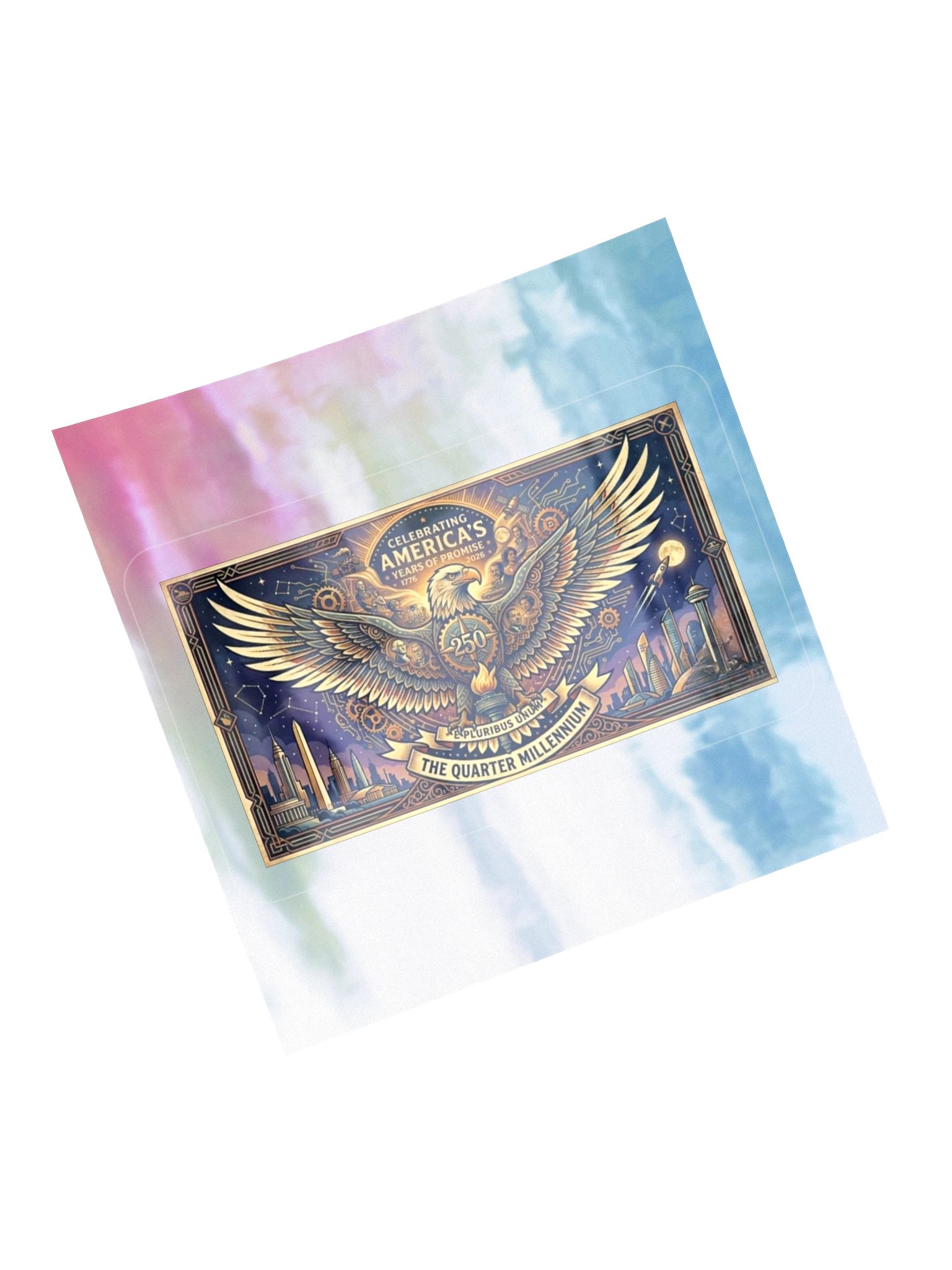 America's Quarter Millennium Holographic Sticker product image (5)