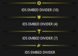 PonyBoy Embed Divider Bars product image (1)