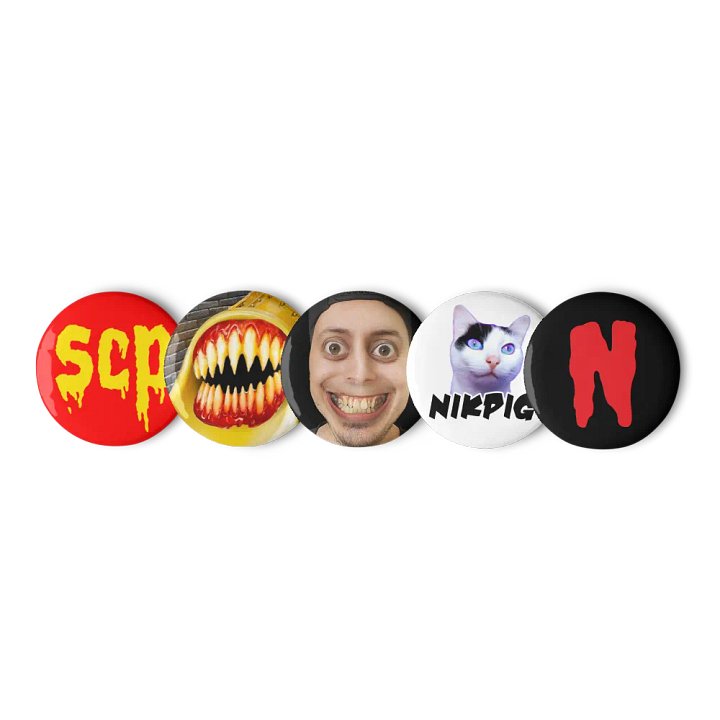 NIKPIG Set of Pin Buttons product image (3)