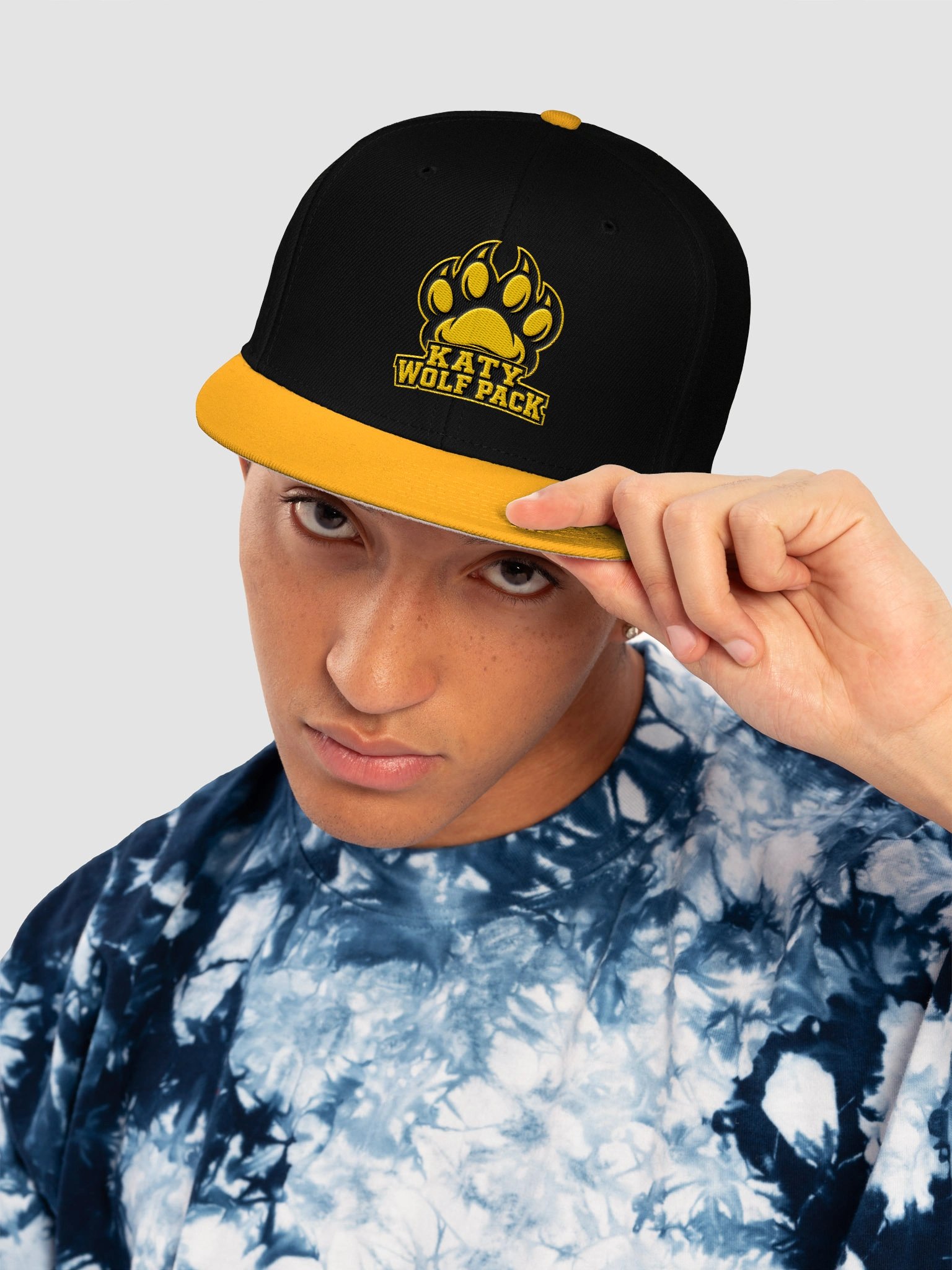 Katy Wolf Pack Paw Logo Snapback Cap product image (5)
