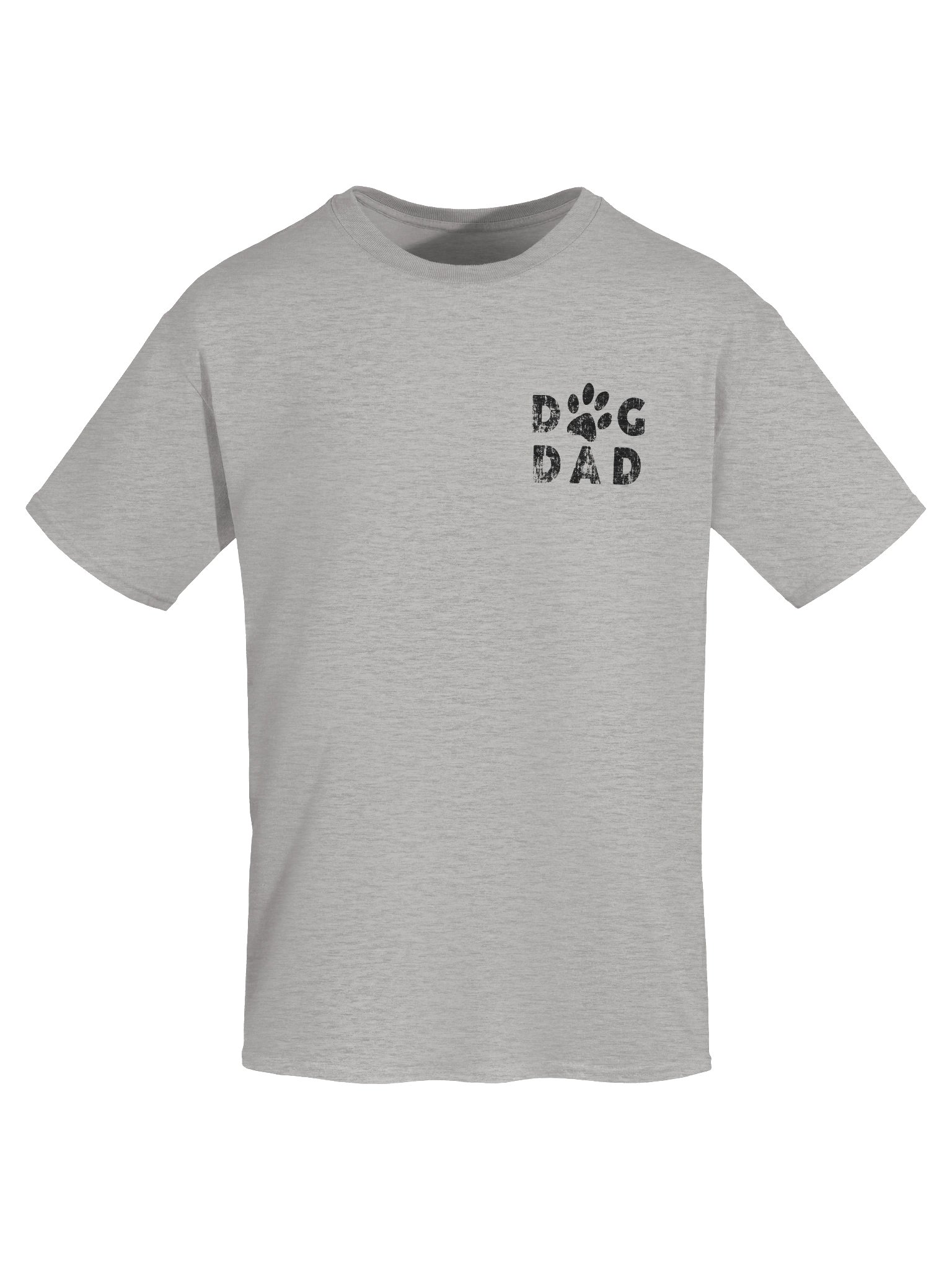 Dog Dad Paw Print Gift T-Shirt product image (43)