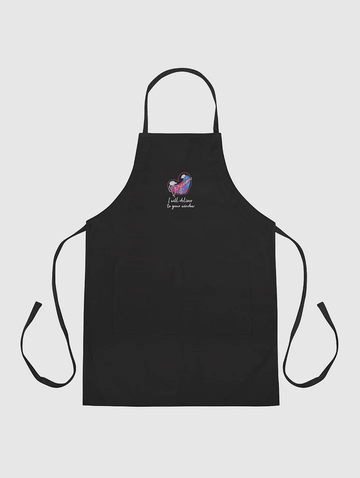 I will deliver to your window Embroidered Apron product image (1)