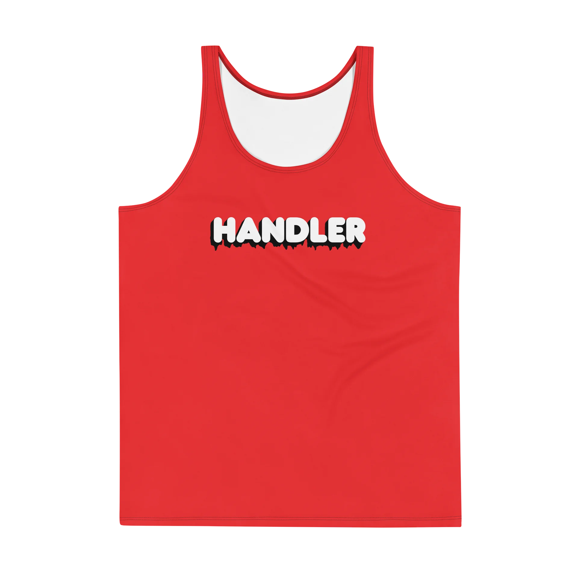 Identity Tank - HANDLER - Red / Black / White product image (1)
