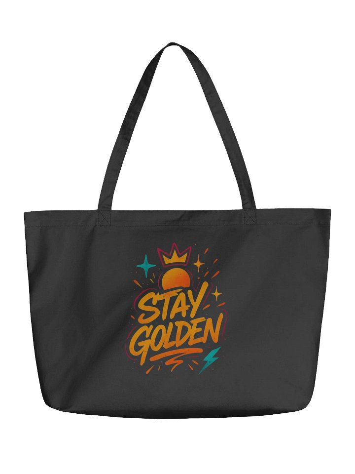 "Stay Golden" Organic Cotton Tote | Econscious Eco Essentials product image (2)